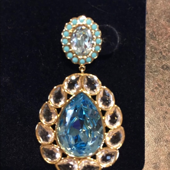 Swarovski Azore Pear Cut Pierced Earrings - Picture 4 of 4